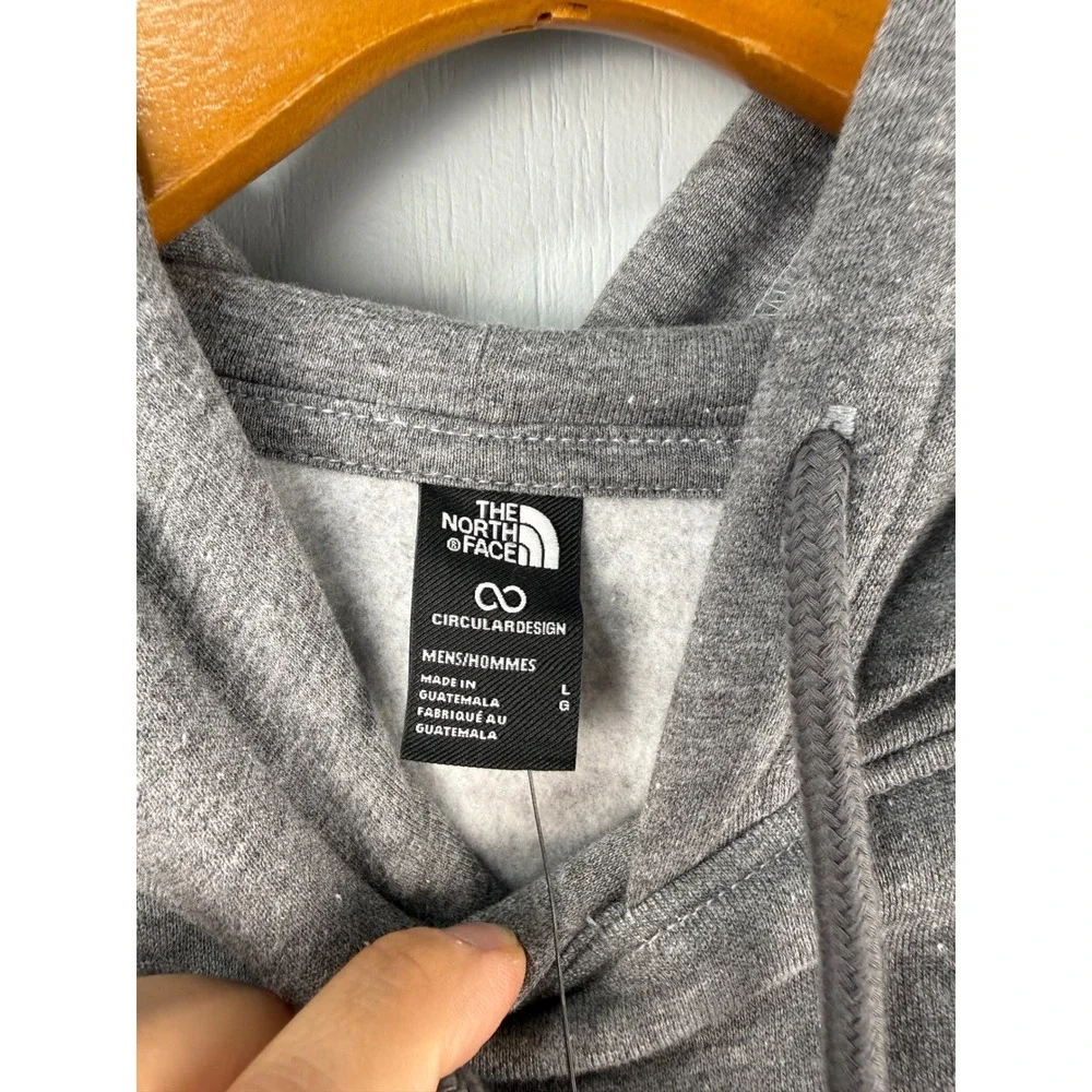 The North Face Mens Evolution Hoodie Grey Heather NF0A81VM Size Large NWT